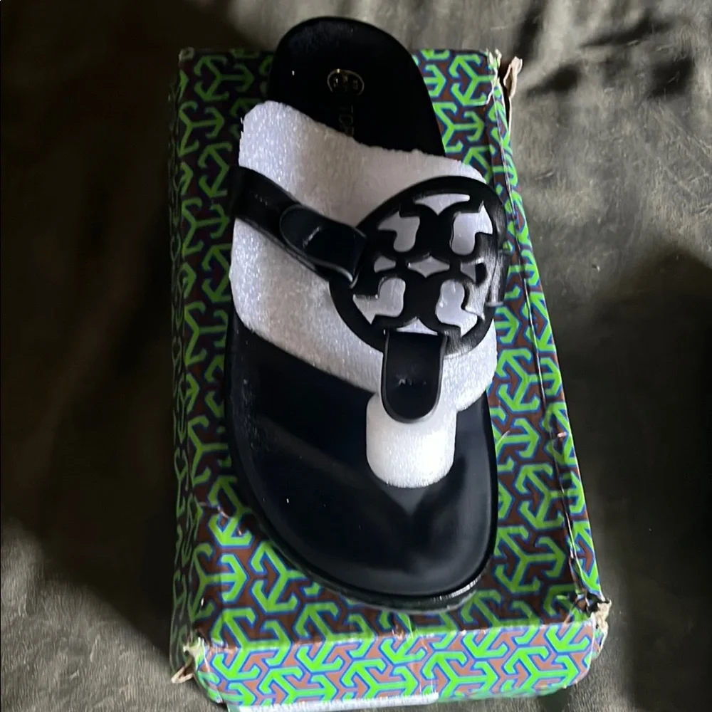 Tory Burch Black Sandals for Women